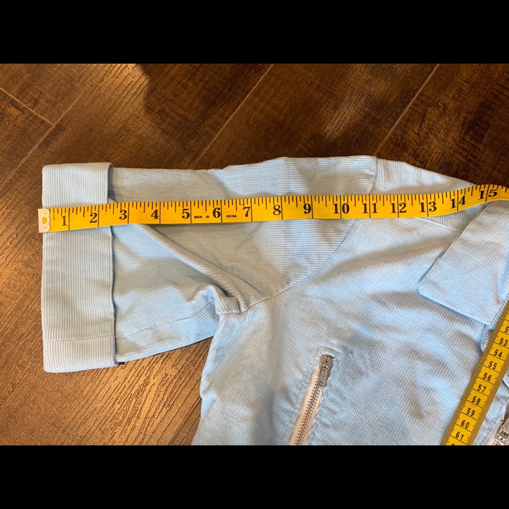 Vintage 1970’s Powder Blue Corduroy Jumpsuit - Picture 9 of 16